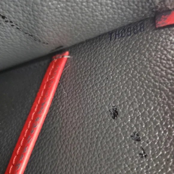 Louis Vuitton Red Epi Rivera Handbag - Picture 11 of 12